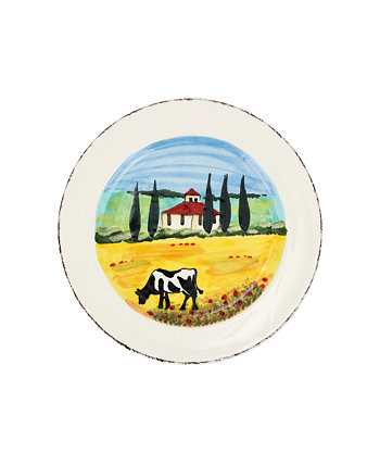 Обеденная тарелка Terra Toscana VIETRI