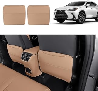 Dragon Art Suitable for Lexus 2018-2024 ES250 ES300h ES350 Rear seat Cover Protective Cover, Waterproof Foot pad, Durable car seat backrest Anti Kick pad, Interior Customization Dragon Art