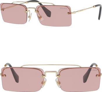 Квадратные солнцезащитные очки Socit 58 мм MIU MIU