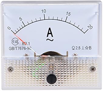 uxcell® AC 0-20A Analog Panel Ammeter Gauge Ampere Current Meter 85L1 Uxcell