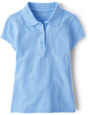 Girls Uniform Pique Polo The Children`s Place