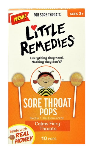 Мед от боли в горле — 10 штук. Little Remedies