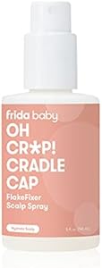 Frida Baby Cradle Cap Treatment, Cradle Cap Shampoo for Babies + Flake Fixer Scalp Spray, Cradle Cap Kit Soothes Baby's Scalp, Prevents Dryness and Flakes Frida Baby