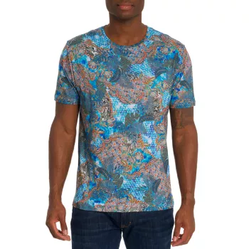 Камуфляжная футболка с цветочным принтом Tropic Robert Graham