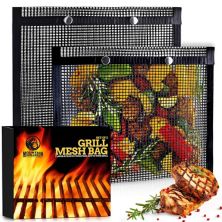 Reusable Non-stick Bbq Grill Bags For Charcoal, Gas, Electric Grills Smokers MOUNTAIN GRILLERS
