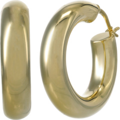 Серьги-кольца-трубки Argento Vivo