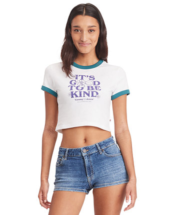 Women's Slim Cropped Graphic T-Shirt Tommy Jeans
