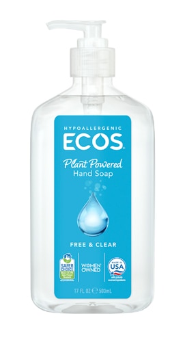 ECOS мыло для рук Free &amp; Прозрачный - 17 жидких унций ECOS