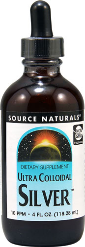 Source Naturals Ultra Colloidal Silver™ — 10 частей на миллион — 4 жидких унции Source Naturals