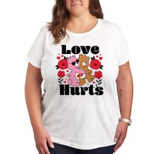 Plus Care Bears Love Hurts Graphic Tee Licensed Character