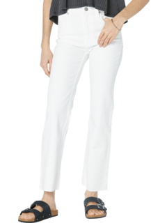 Прямые лодыжки с высокой посадкой Remi в белом цвете Hudson Jeans