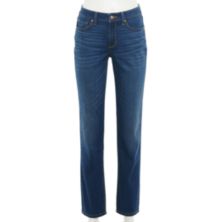 Женские прямые джинсы Sonoma Goods For Life® с завышенной талией и пышными формами SONOMA