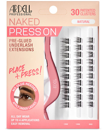 Naked Press On Pre-Glued Underlash Extensions - Natural ARDELL