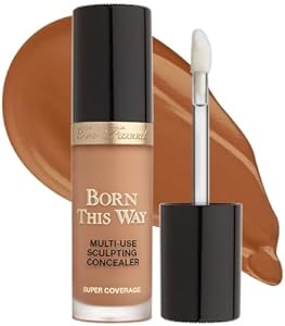 Too Faced Born This Way Super Coverage Multi-Use Concealer Full Size | Oil Free, Long Lasting + Hydrating Too Faced