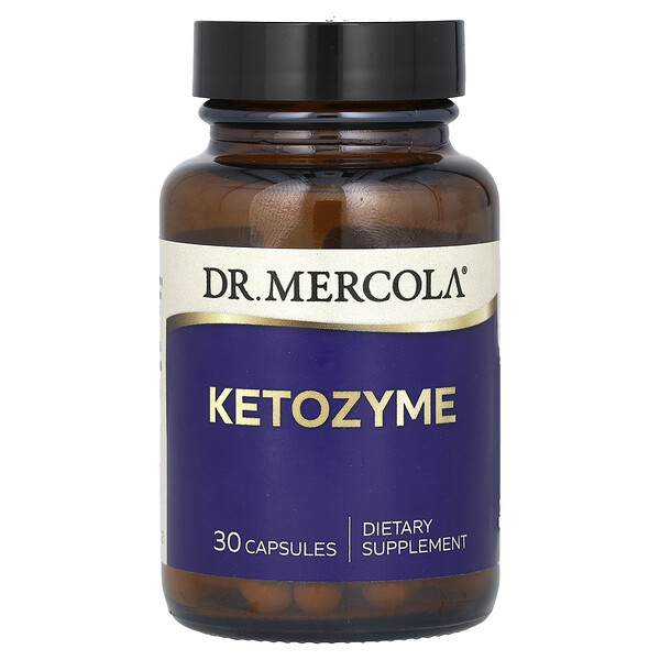 Ketozyme, 30 капсул - Dr. Mercola - Ферменты для пищеварения Dr. Mercola