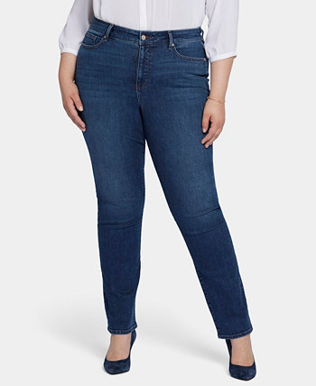 Прямые джинсы Мэрилин больших размеров с высокой посадкой NYDJ