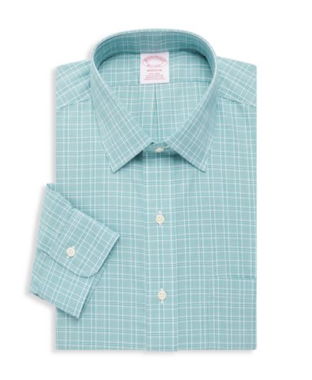 Клетчатая классическая рубашка Madison-Fit Brooks Brothers