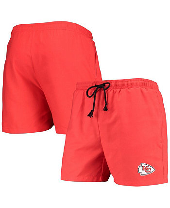 Мужские красные традиционные шорты для плавания Kansas City Chiefs Magic с принтом ладони FOCO