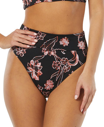 Women's Cora Printed High Waist Bikini Bottoms, Created for Macy's SUNDAZED