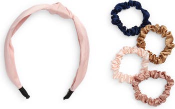 Kids' Assorted 4-Pack Scrunchies & Headband Cara