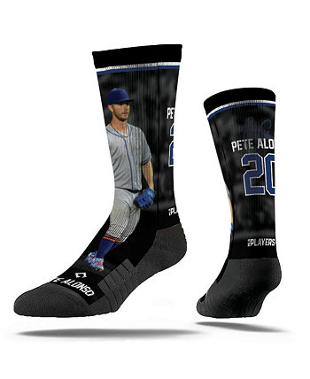 Мужские и женские носки Pete Alonso New York Mets Walk Off Premium Full Sub Crew Socks Strideline