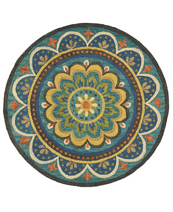 Radiance RDC54026 6' x 6' Round Area Rug LR Home