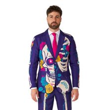 Men's OppoSuits Suitmeister Sugar Skull Purple Suit Suitmeister