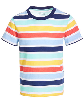 Широкая футболка в несколько полосок для малышей и маленьких мальчиков, созданная для Macy's Epic Threads