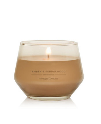 Свеча Studio Collection Glass Amber Sandalwood, 10 унций Yankee Candle