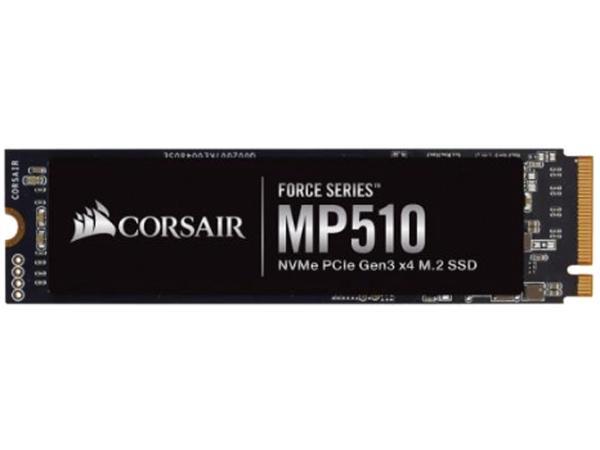 Corsair Force MP510 M.2 2280 480 ГБ PCI-Express 3.0 x4, NVMe 1.3 3D TLC Внутренний твердотельный накопитель (SSD) CSSD-F480GBMP510B Corsair