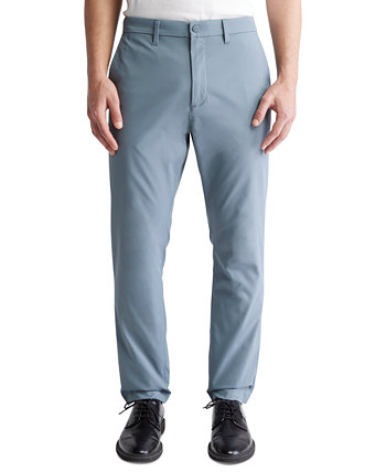 Мужские облегающие тканые брюки чинос стрейч Calvin Klein