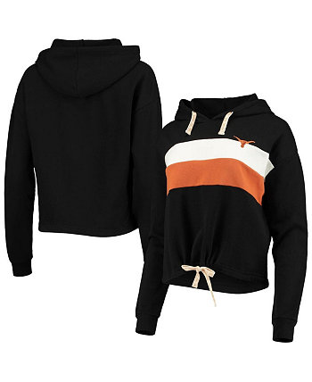 Женский черный, техасский оранжевый пуловер с капюшоном Texas Longhorns Leave Your Mark Gameday Couture