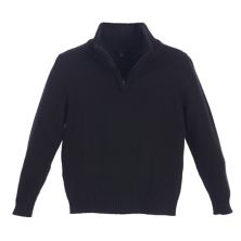 Gioberti Boy's Knitted Half Zip 100% Cotton Sweater Gioberti
