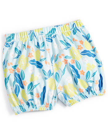 Baby Girls Elegant Tropical Floral-Print Bloomer Shorts, Created for Macy's First Impressions