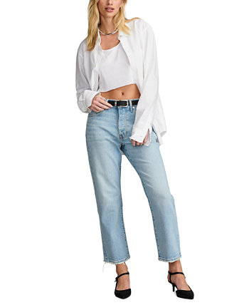 Женские свободные укороченные джинсы 90-х годов Lucky Brand