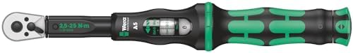 Click-Torque A5 Torque wrench Drive 2 5-25 Nm, Black Wera