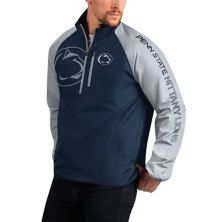 Мужская куртка G-III Sports by Carl Banks Navy Penn State Nittany Lions Point Guard Raglan Half-Zip Jacket In The Style