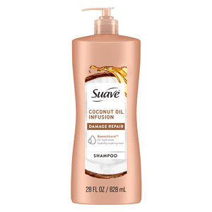 Suave Professionals Coconut Oil Infusion Shampoo with Pump, Repairing, All Hair Types, 28 fl oz Suave