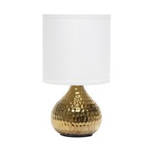 Настольная мини-лампа Simple Designs Gold Drip Mini - White Simple Designs