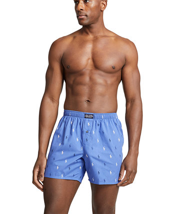 Men's Printed Woven Boxer Shorts Polo Ralph Lauren