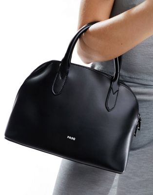 Черная сумка для боулинга со съемным ремнем через плечо PASQ PASQ