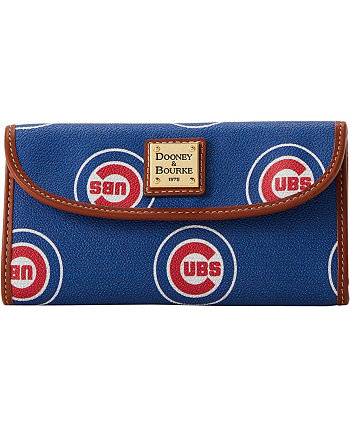 Женский континентальный клатч Chicago Cubs в спортивном стиле с монограммой Dooney & Bourke