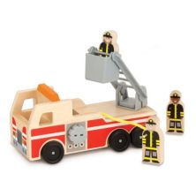 Мелисса &amp; Игровой набор Doug с деревянной пожарной машиной Melissa & Doug