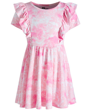 Весеннее платье с оборками, окрашенное в технике тай-дай, для маленьких девочек, созданное для Macy's Epic Threads