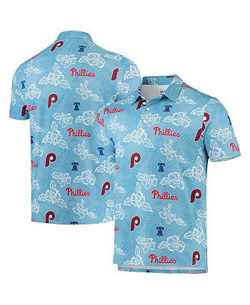 Мужская голубая рубашка поло Philadelphia Phillies Performance Reyn Spooner