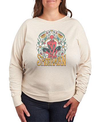 Plus Size Marvel Spider-Man Graphic Pullover T-Shirt Hybrid Apparel