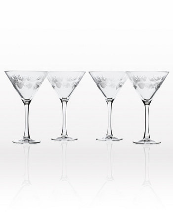 Ледяной сосновый мартини 10 унций - набор из 4 стаканов Rolf Glass