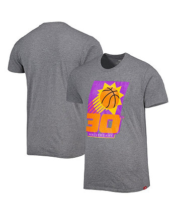 Мужская и женская удобная футболка из трех смесей в честь 30-летнего юбилея Phoenix Suns Heather Grey Sportiqe