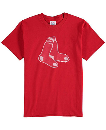 Футболка с логотипом Big Boys Boston Red Sox - Красный Soft As A Grape