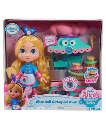 Кукла Алиса и набор из волшебной духовки, 8 предметов Alice's Wonderland Bakery